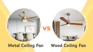 Metal vs. Wood Ceiling Fan