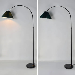 Adjustable Black Cone Shade Arc Modern Floor Lamp Zawala Image - 5