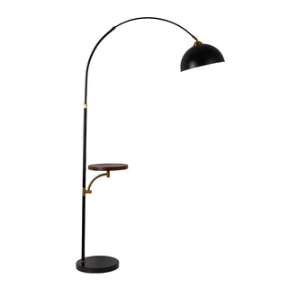 Adjustable Cone and Arched Floor Lamp with Side Table Zawala Image - 15