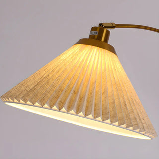 Adjustable Cone and Arched Floor Lamp with Side Table Zawala Image - 7