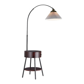 ZOWALA - Modern Adjustable Cone Bedside Side Table Floor Lamp Image - 8