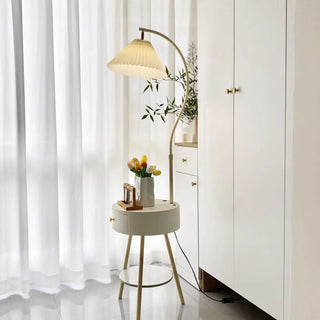 Adjustable Cone Modern Metal Floor Lamp with Storage Zawala Image - 5