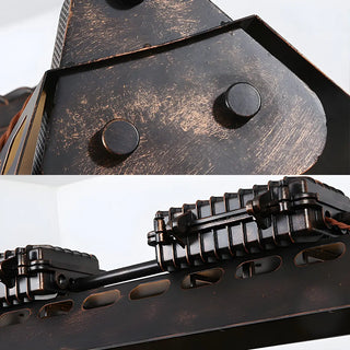 ZOWALA - Black Large Island Rectangle Edison Bulb Chandelier Image - 5