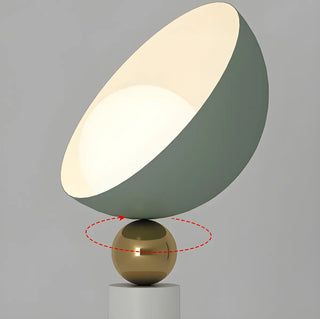 Rotatable Modern Artistic Dome Glass Floor Lamp Zawala Image - 7