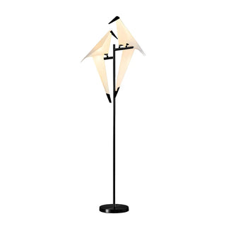 Bedside Bird-Shaped Artistic Gold Stand Floor Lamp Zawala Image - 10