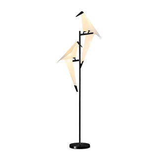 Bedside Bird-Shaped Artistic Gold Stand Floor Lamp Zawala Image - 12