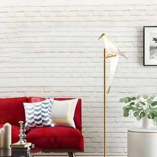 Bedside Bird-Shaped Artistic Gold Stand Floor Lamp Zawala Image - 15