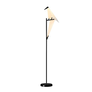 Bedside Bird-Shaped Artistic Gold Stand Floor Lamp Zawala Image - 8