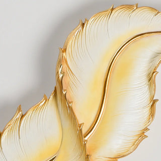 Artistic Feather-Shaped and Floral LED Wall Sconce Zawala Image - 13