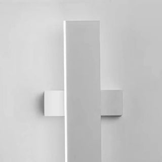 Rotatable Rectangular White Bedroom Wall Sconce Zawala Image - 15