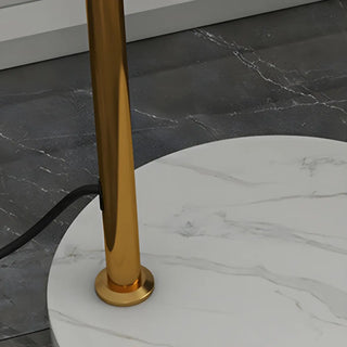 Adjustable Modern Dome Floor Lamp with Side Table Zawala Image - 11