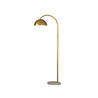 Adjustable Modern Dome Floor Lamp with Side Table Zawala Image - 12