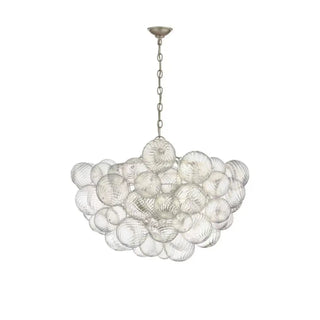 ZOWALA - Clear Bubble Cluster Chain Chandelier Image - 11