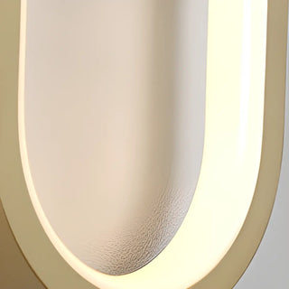 Contemporary Wood Geometric Metal LED Wall Sconce Zawala Image - 20