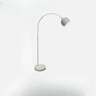 Adjustable Contemporary Black Dome and Arc Floor Lamp Zawala Image - 7