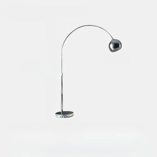 Adjustable Contemporary Black Dome and Arc Floor Lamp Zawala Image - 8