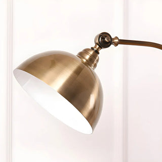 Contemporary Gold Dome Metal Living Room Floor Lamp Zawala Image - 10
