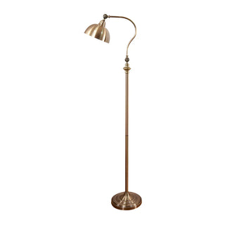 Contemporary Gold Dome Metal Living Room Floor Lamp Zawala Image - 19