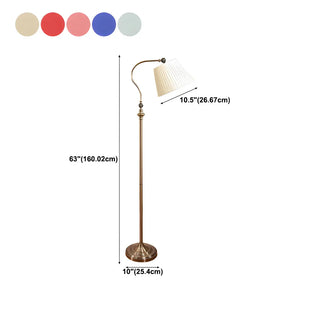 Contemporary Gold Dome Metal Living Room Floor Lamp Zawala #size