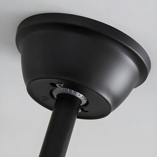 Remote Contemporary Gold Round Ceiling Fan with Light Zawala Image - 10