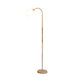 Sleek Black and Gold Cone Modern Metal Floor Light Zawala Image - 10
