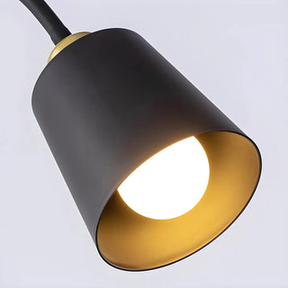 Sleek Black and Gold Cone Modern Metal Floor Light Zawala Image - 5
