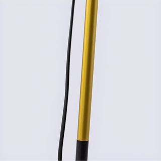 Sleek Black and Gold Cone Modern Metal Floor Light Zawala Image - 7