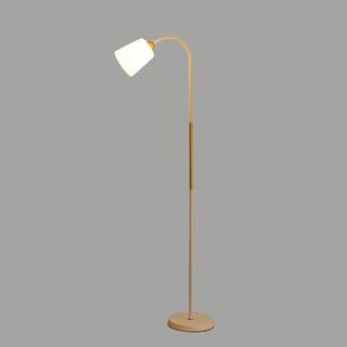 Sleek Black and Gold Cone Modern Metal Floor Light Zawala Image - 8