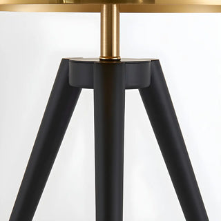 Contemporary Dome Brass Tripod Metal Floor Lamp Zawala Image - 9