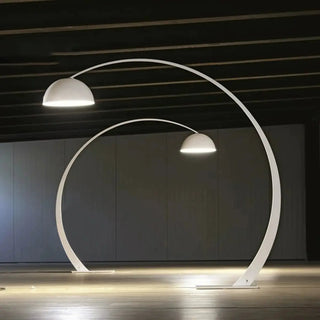 Contemporary Dome and Oversized Arch Floor Lamp Zawala Image - 1