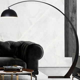 Contemporary Dome and Oversized Arch Floor Lamp Zawala Image - 3