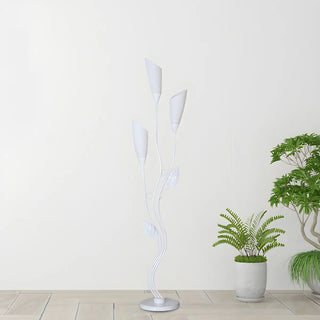 Contemporary Black Tree and Cone Metal Floor Lamp Zawala Image - 4
