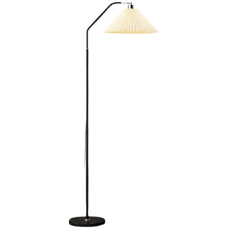 Rotatable Pleated Contemporary Metal Floor Lamp Zawala Image - 11