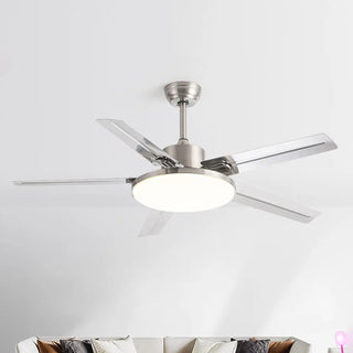 ZOWALA - Dimmable Modern Metal Ceiling Fan Image - 2