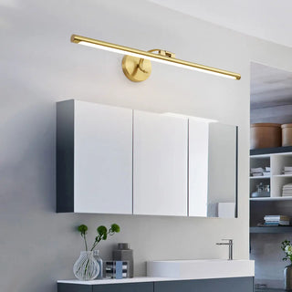 Adjustable Modish Gold Linear Bathroom Vanity Light Zawala Image - 1