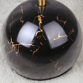 Elegant Cylindrical Shade Round Base Gold Floor Lamp Zawala Image - 7