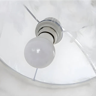 Elegant Adjustable Height Feather Arc Floor Lamp Zawala Image - 13
