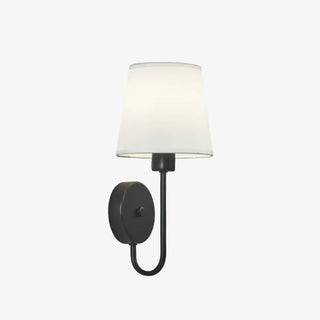 Rustic Green Fabric Shade Antler Cylinder Wall Light Zawala Image - 17