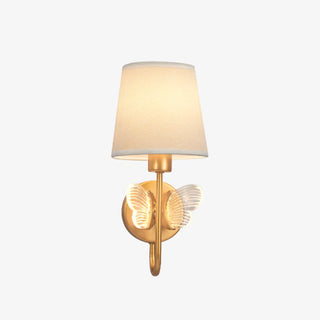 Rustic Green Fabric Shade Antler Cylinder Wall Light Zawala Image - 31