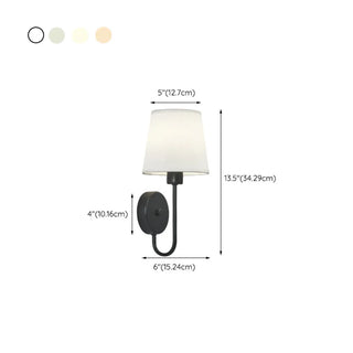 Rustic Green Fabric Shade Antler Cylinder Wall Light Zawala Image - 42
