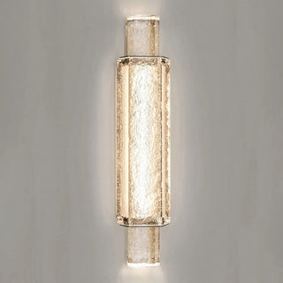 Luxury Crystal Cylinder Gold Bedroom Wall Sconce Zawala Image - 10