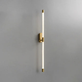 Luxury Crystal Cylinder Gold Bedroom Wall Sconce Zawala Image - 11