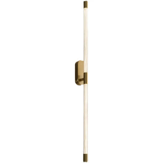 Luxury Crystal Cylinder Gold Bedroom Wall Sconce Zawala Image - 12