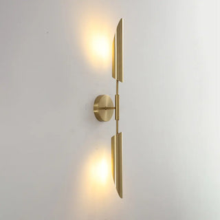 Luxury Crystal Cylinder Gold Bedroom Wall Sconce Zawala Image - 18