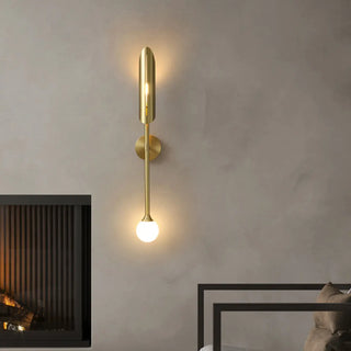 Luxury Crystal Cylinder Gold Bedroom Wall Sconce Zawala Image - 22
