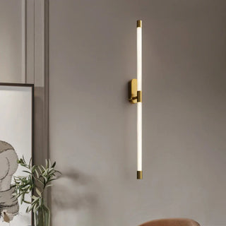 Luxury Crystal Cylinder Gold Bedroom Wall Sconce Zawala Image - 7