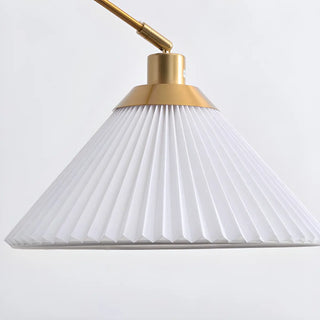 Adjustable Simple Cone Side Table Gold Floor Lamp Zawala Image - 8
