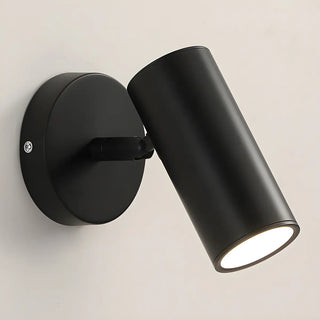 Adjustable Hardwired Cylinder Bedside Reading Wall Light Zawala Image - 3