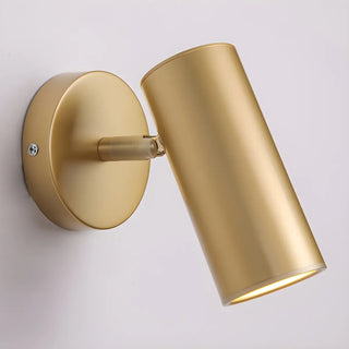 Adjustable Hardwired Cylinder Bedside Reading Wall Light Zawala Image - 5