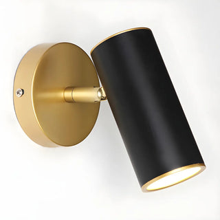 Adjustable Hardwired Cylinder Bedside Reading Wall Light Zawala Image - 6